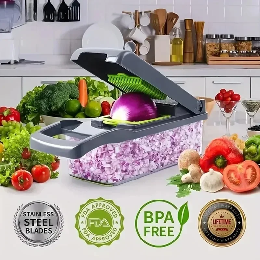 The Ultimate Kitchen Tool: Discover the Versatility of the 16-in-1 Vegetable Chopper