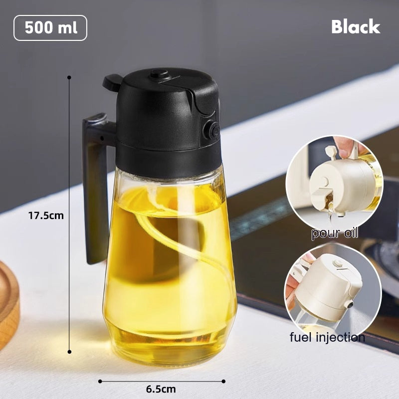 2-in-1 Oil Sprayer & Dispenser Bottle