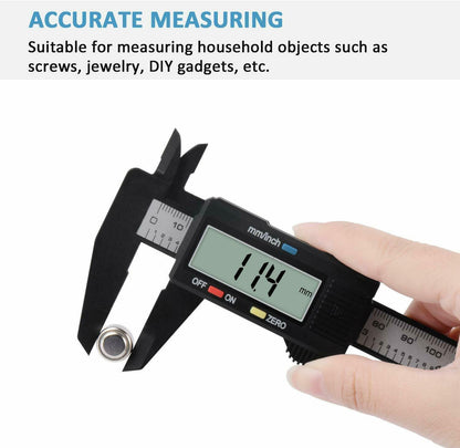 Digital Caliper Electronic Vernier Micrometer Ruler - Ordexe