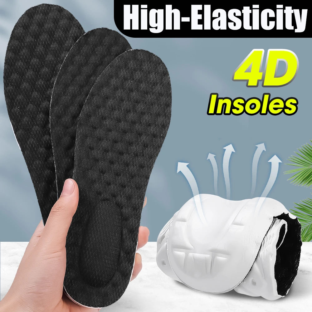 Latex Foam Insoles for Men's Soft Foot Support Shoe Pads - Ordexe