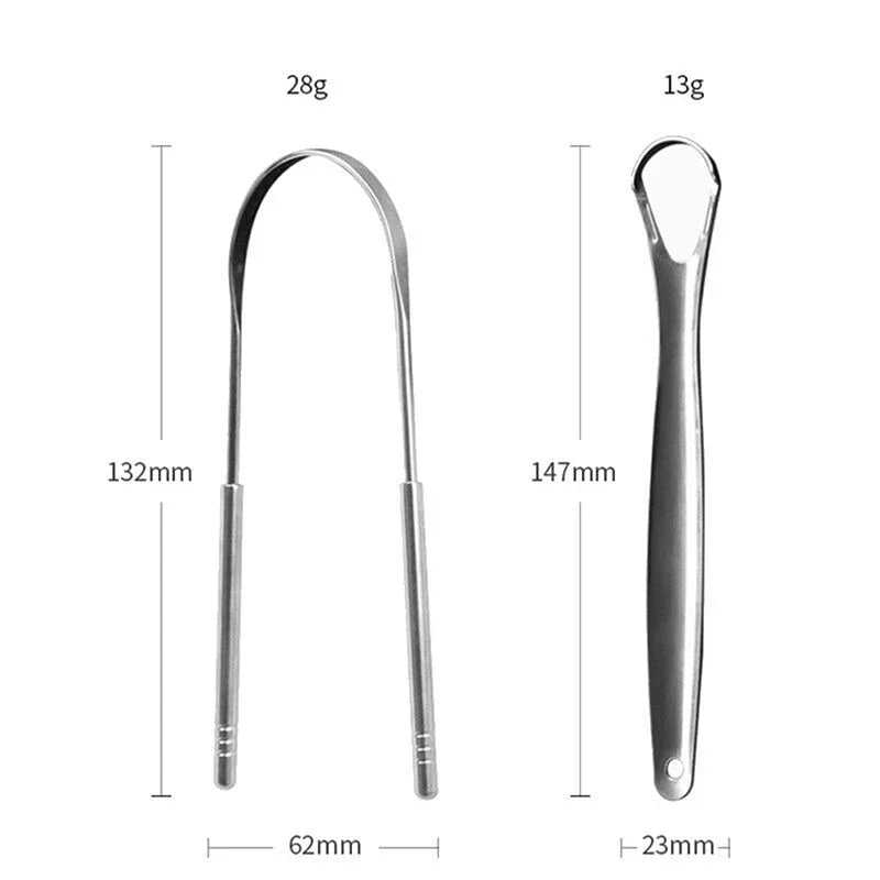 Stainless Steel Tongue Scraper Cleaner - Ordexe