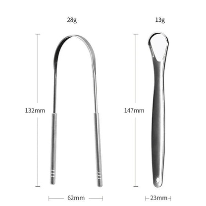 Stainless Steel Tongue Scraper Cleaner - Ordexe