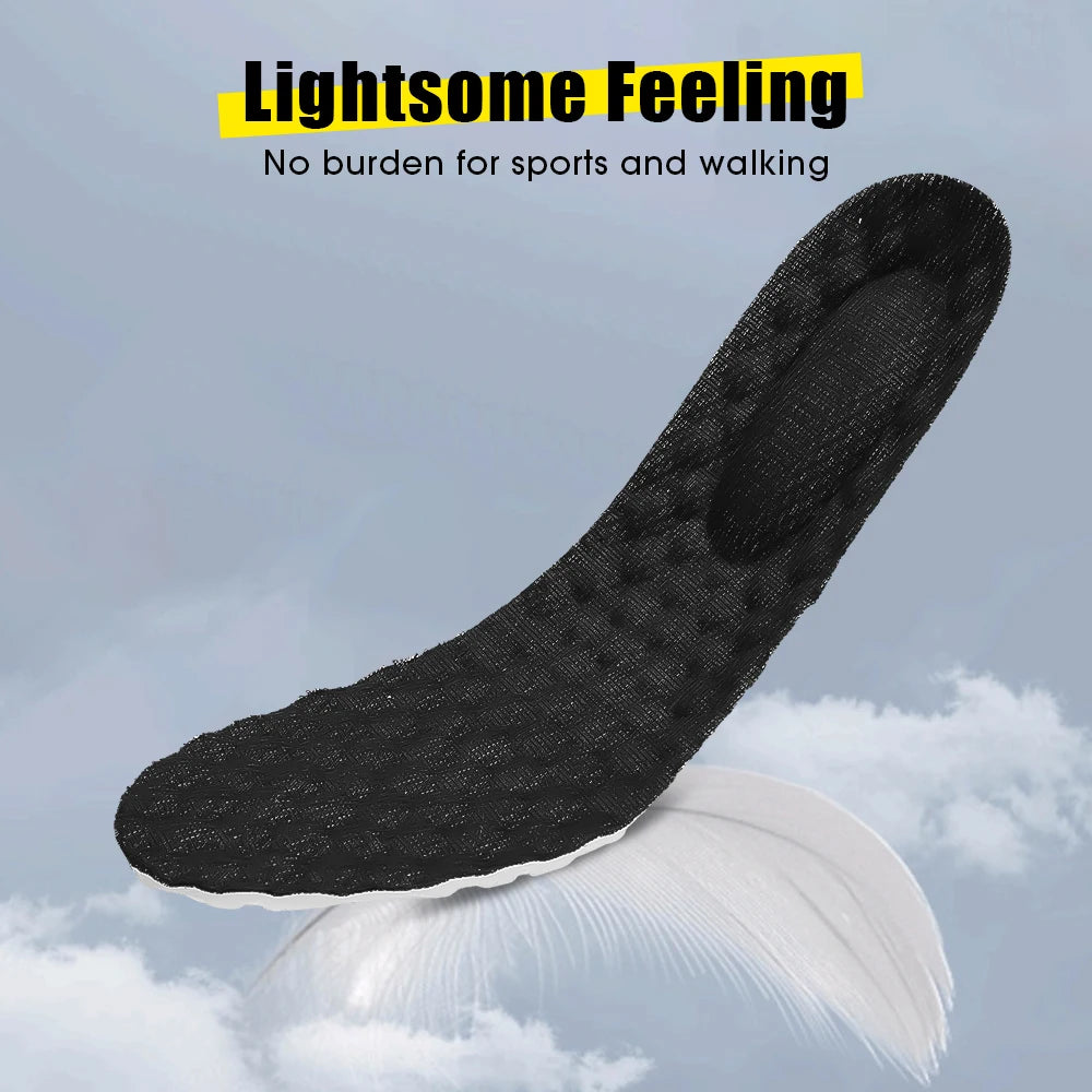 Latex Foam Insoles for Men's Soft Foot Support Shoe Pads - Ordexe