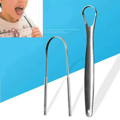 Stainless Steel Tongue Scraper Cleaner - Ordexe