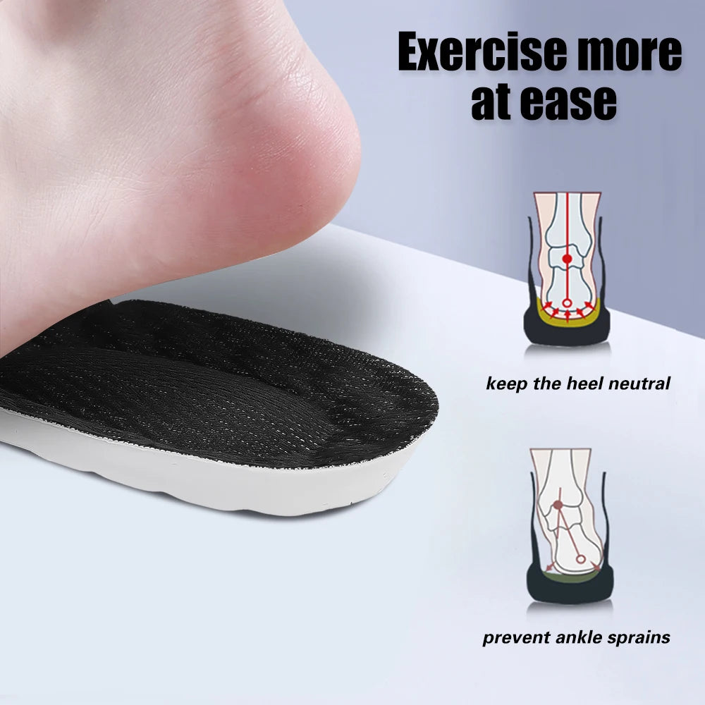 Latex Foam Insoles for Men's Soft Foot Support Shoe Pads - Ordexe