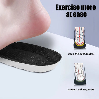 Latex Foam Insoles for Men's Soft Foot Support Shoe Pads - Ordexe