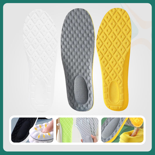 Latex Foam Insoles for Men's Soft Foot Support Shoe Pads